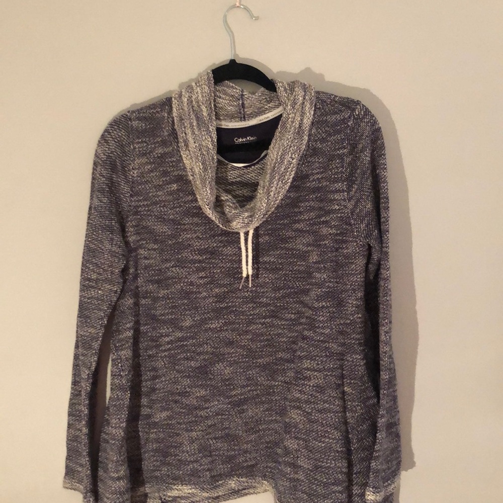 Calvin Klein dark navy blue pullover sweater